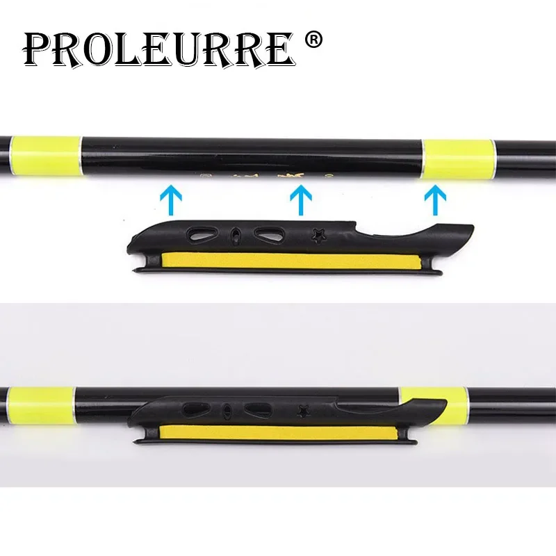 Placa de bobinado de pesca, soporte de líneas, caña, pies de bobina, mano para accesorios de pesca, tamaño 3,6 M 4,5 M 5,4 M 6,3 M, 5 uds. - imagen 3