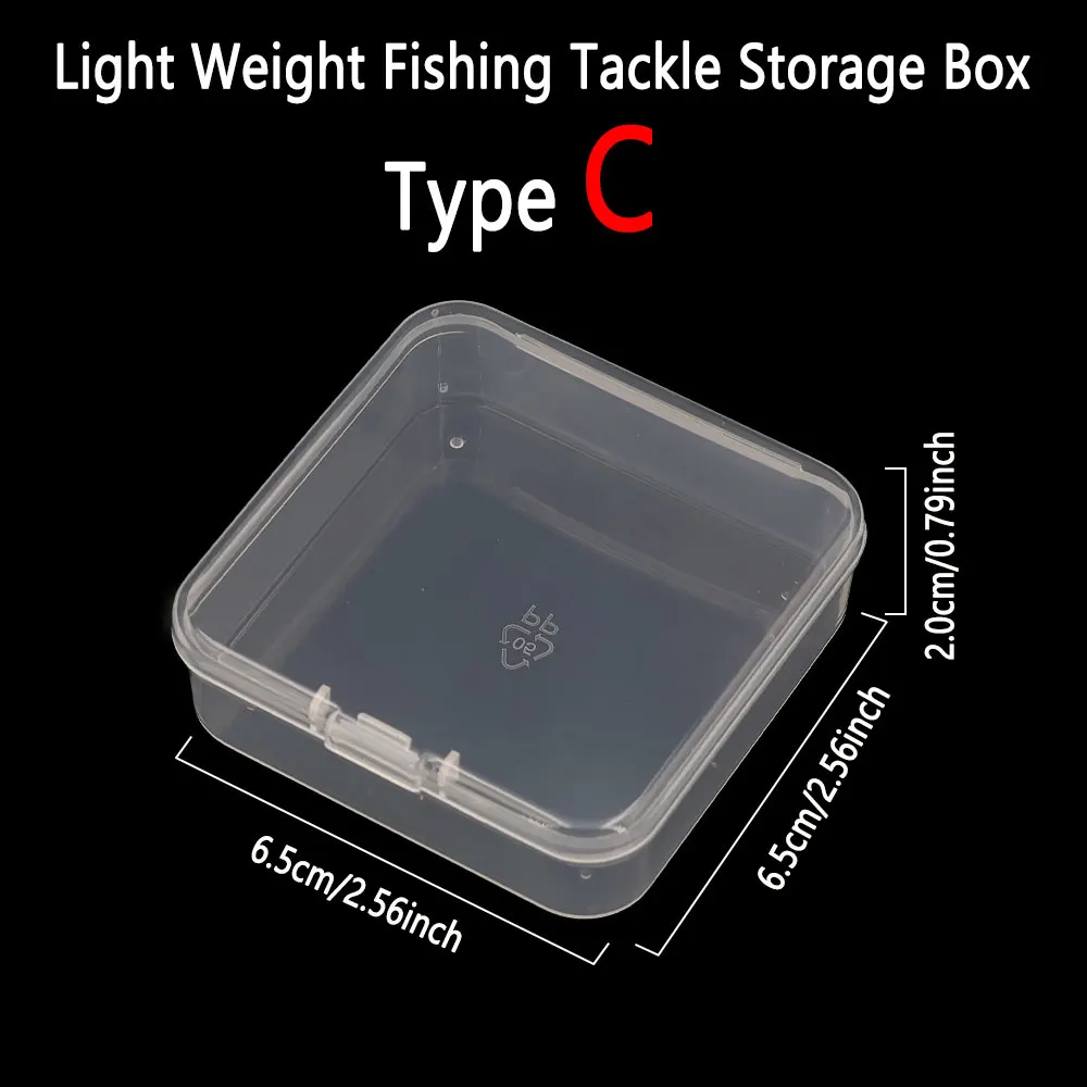 Bimoo, 1 unidad, caja de almacenamiento de aparejos de pesca de plástico ligero para almacenamiento de cuentas de ninfa húmeda y seca, señuelo de pesca, accesorios para anzuelos - imagen 5