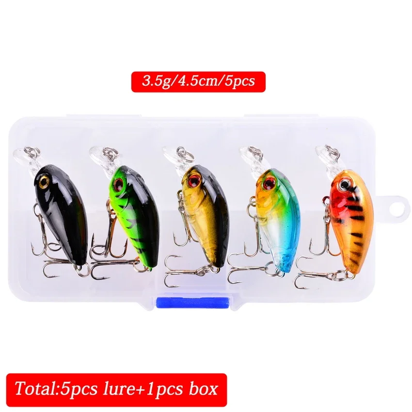 5pcs 3.5g 4.5cm