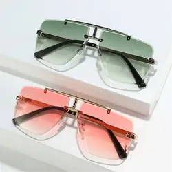 Gafas de sol Vintage doble puente – Lentes degradados para pesca