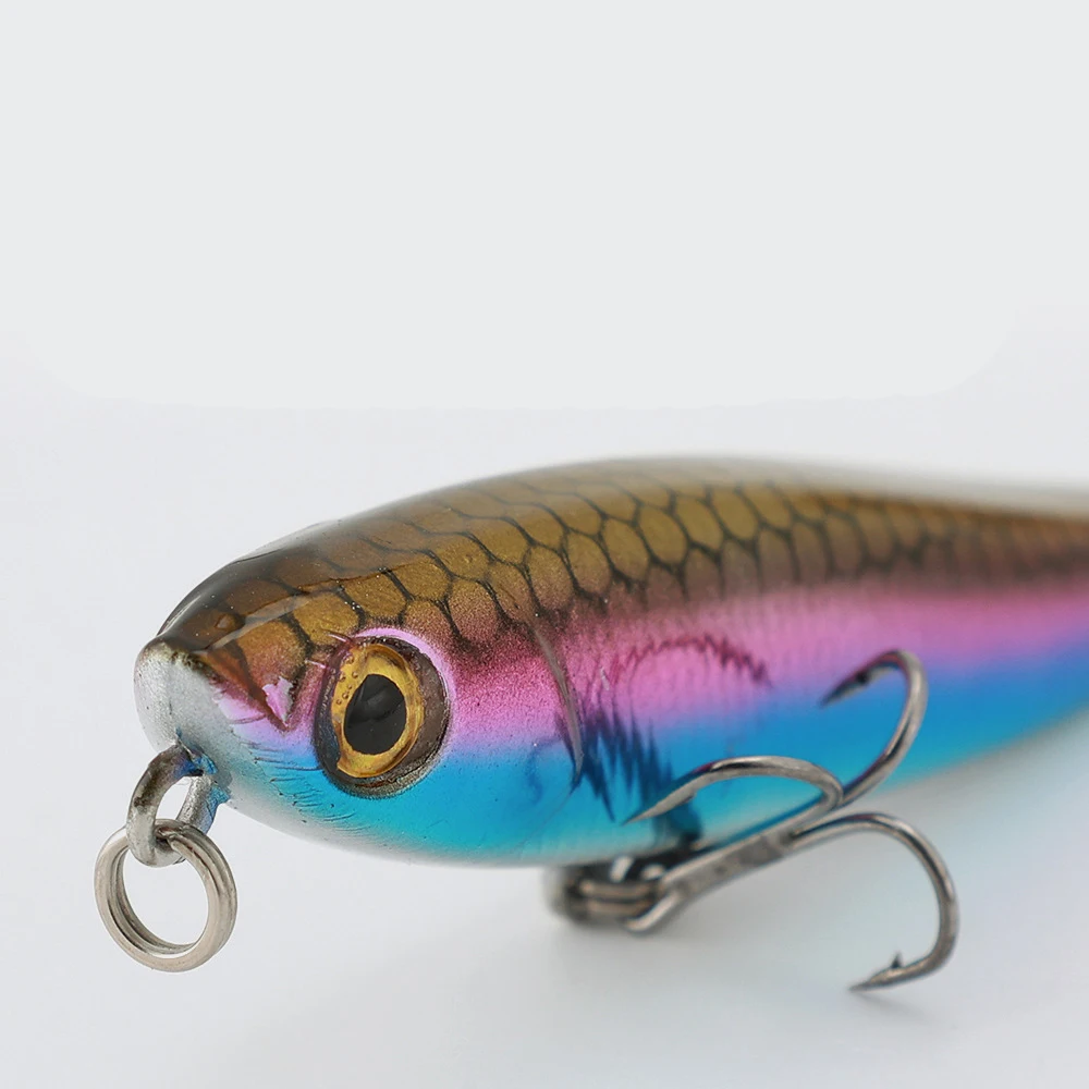 Topwater-Señuelos de Pesca de 60mm y 3,3g, aparejos de Pesca de lubina, señuelos de carpa, cebo de agua salada, Isca Artificial - imagen 3