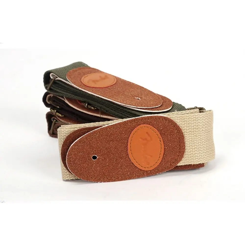 Correa de guitarra de algodón multicolor, correas de algodón, correa de guitarra eléctrica, soporte de correa de guitarra acústica de cuero ajustable - imagen 4