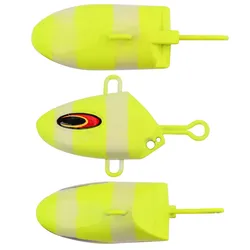 Cebo luminoso de calamar con cabeza metal y cola falda para barco