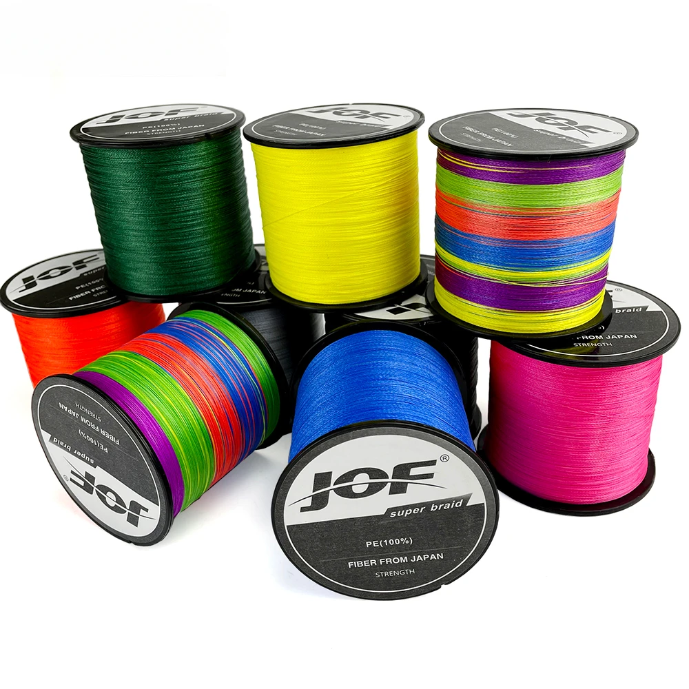 JOF-sedal de pesca de 8 hebras, multifilamento de 100/300M, accesorios de pesca, cordón trenzado para pesca de carpa en el mar, 18-78LB - imagen 4