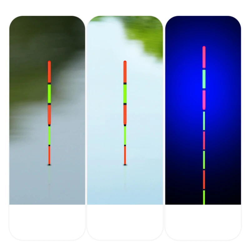 Flotador de pesca salvaje, flotador de pescado de carpa cruciana atrevida, Balsa Boya a prueba de viento, flotador de carpa Nano de alta sensibilidad, boya Vertical - imagen 2