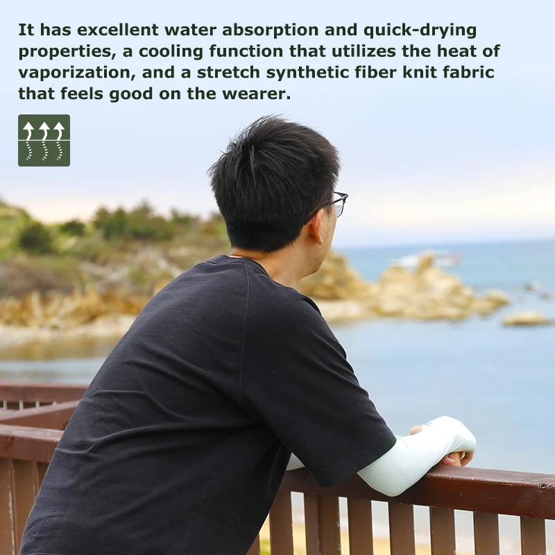 TSURINOYA Mangas de brazo con protección UV Protector de brazo para deportes al aire libre transpirable de secado rápido para ropa de pesca senderismo - imagen 3