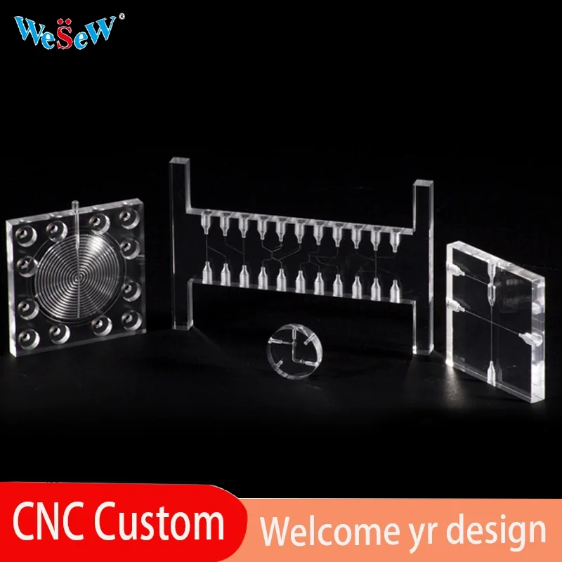 Piezas Acrílicas Transparentes WeSeW – CNC personalizadas para PC