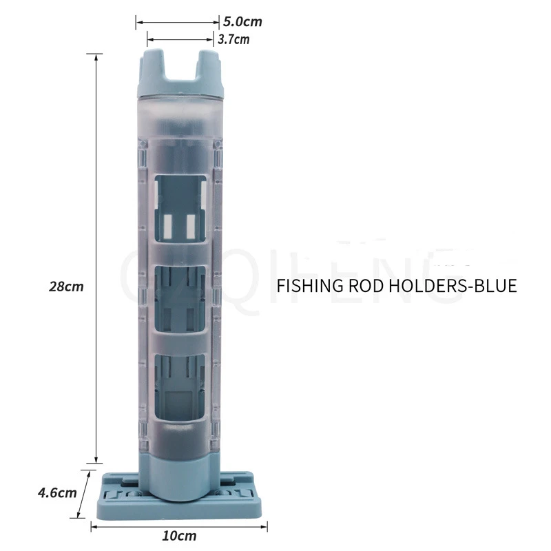 Blue Rod Holder
