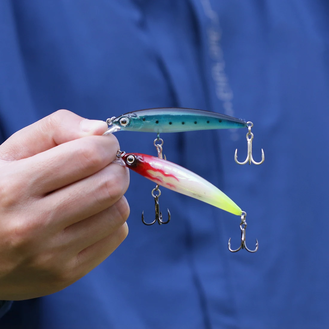 Señuelos de pesca FishTrip, 8cm ~ 11cm, señuelo pececillo, subsuperficie luminosa, cebo duro, 5 colores disponibles - imagen 4