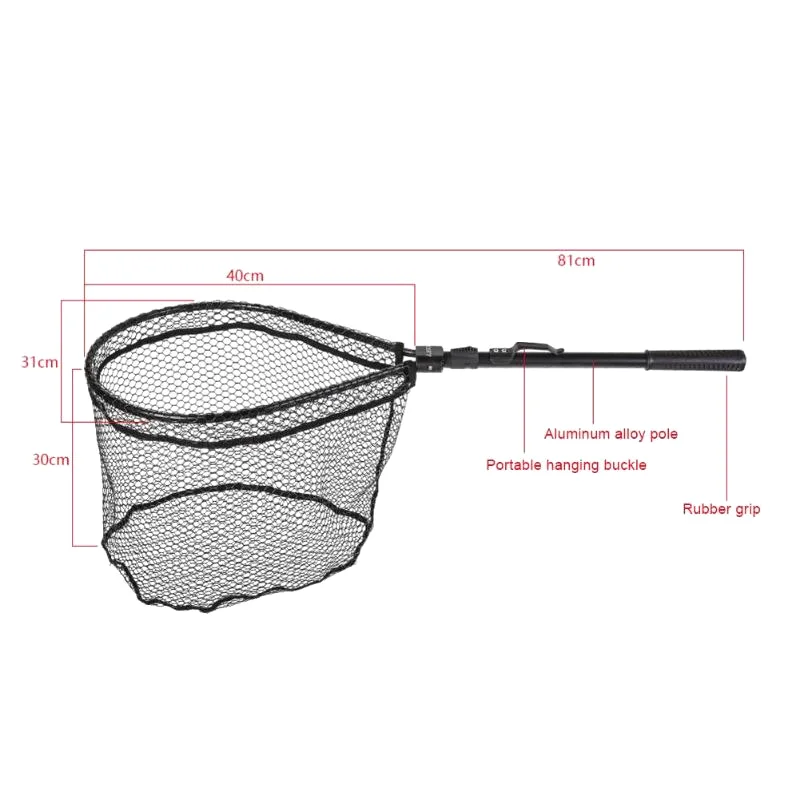 Red de Pesca Plegable Ultraligera – Malla fina para captura - imagen 4