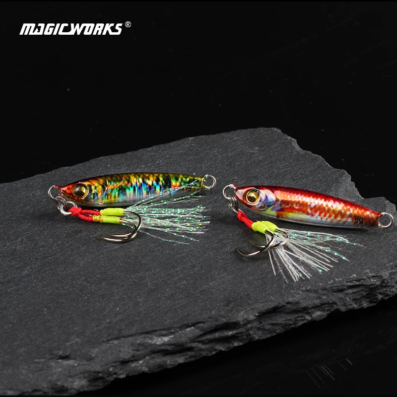 Magic Work Micro Jig Shore Casting Metal lubina - imagen 4