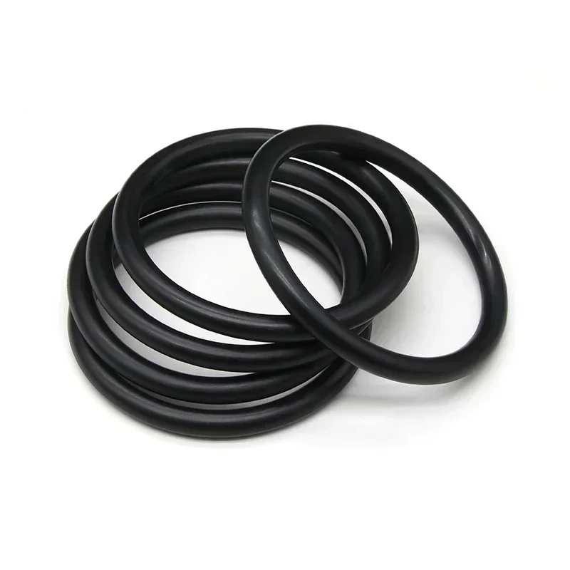 Junta tórica negra NBR CS 7mm OD 74/80/85/90 ~ 304mm junta de sellado espaciador de goma de nitrilo butadieno arandela resistente al aceite forma redonda 5 uds - imagen 4