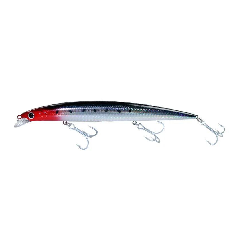 1 Uds nuevas Señuelos de Pesca de pececillo láser grande 175mm/26g cebo duro de Pesca Crankbaits Isca artificiales Pesca mar Wobbler cebos de natación - imagen 5