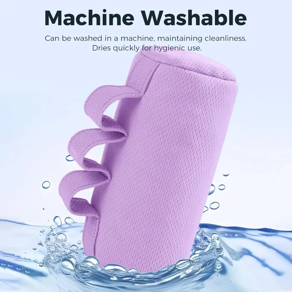 Almohadilla fortalecedora de agarre antideslizante, resistente al sudor, alivio del estrés, empuñaduras de palma lavables, Protector de palma contracción de manos, cuidado de ancianos - imagen 4