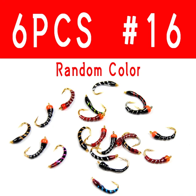 6pcs random color