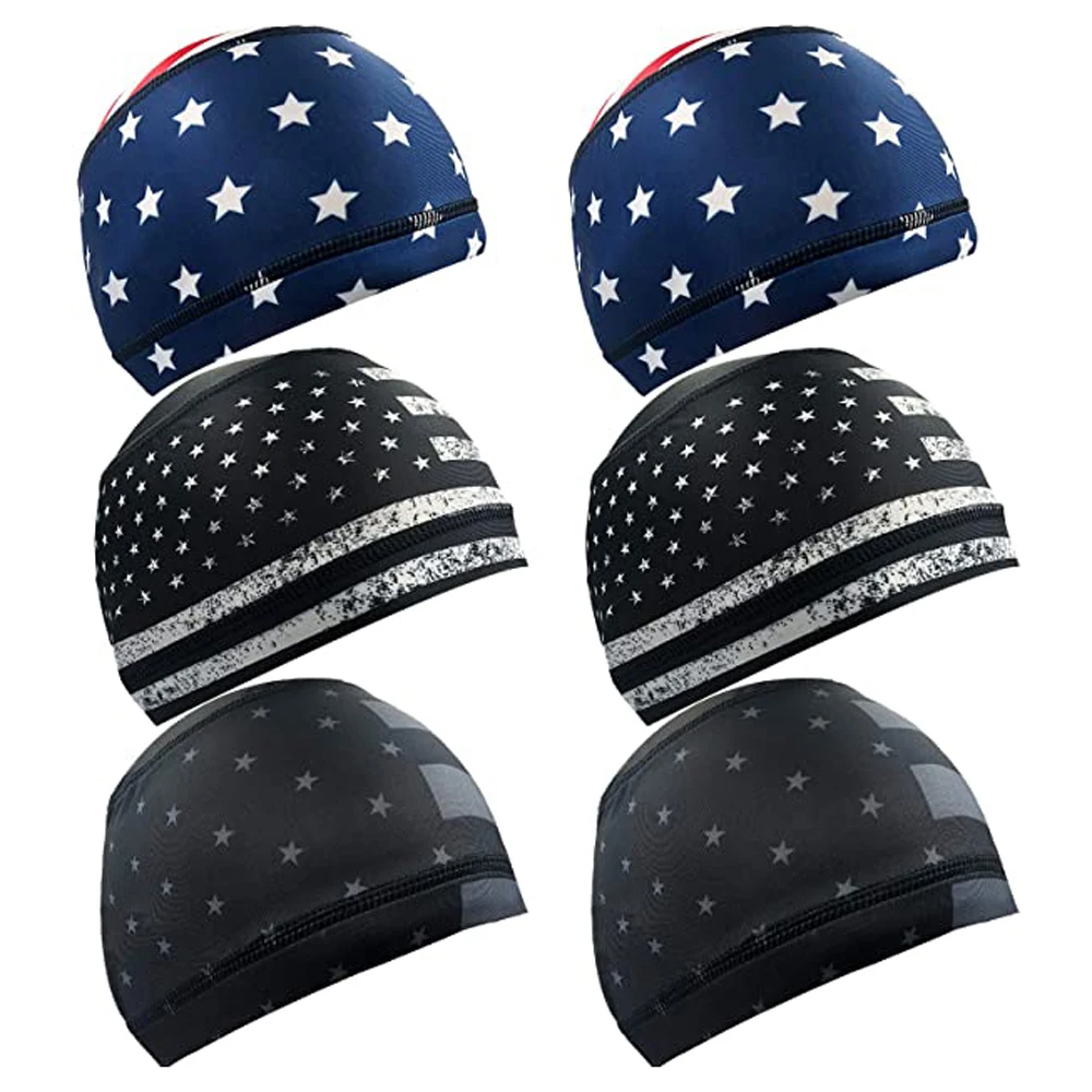 Gorro para deportes al aire libre de verano para motocicleta, gorro para correr, gorro para bicicleta, gorro para ciclismo, forro para casco, gorro de calavera, gorro refrescante