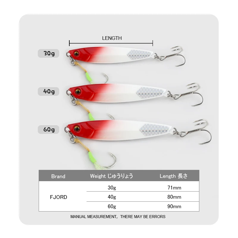 Fjord Slow Jig – Plomada para pesca en mar - imagen 4