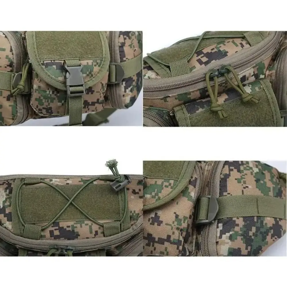 Riñonera de tela Oxford impermeable de gran capacidad para hombre, bolsa Molle duradera, multifuncional, cinturón de escalada, senderismo - imagen 2