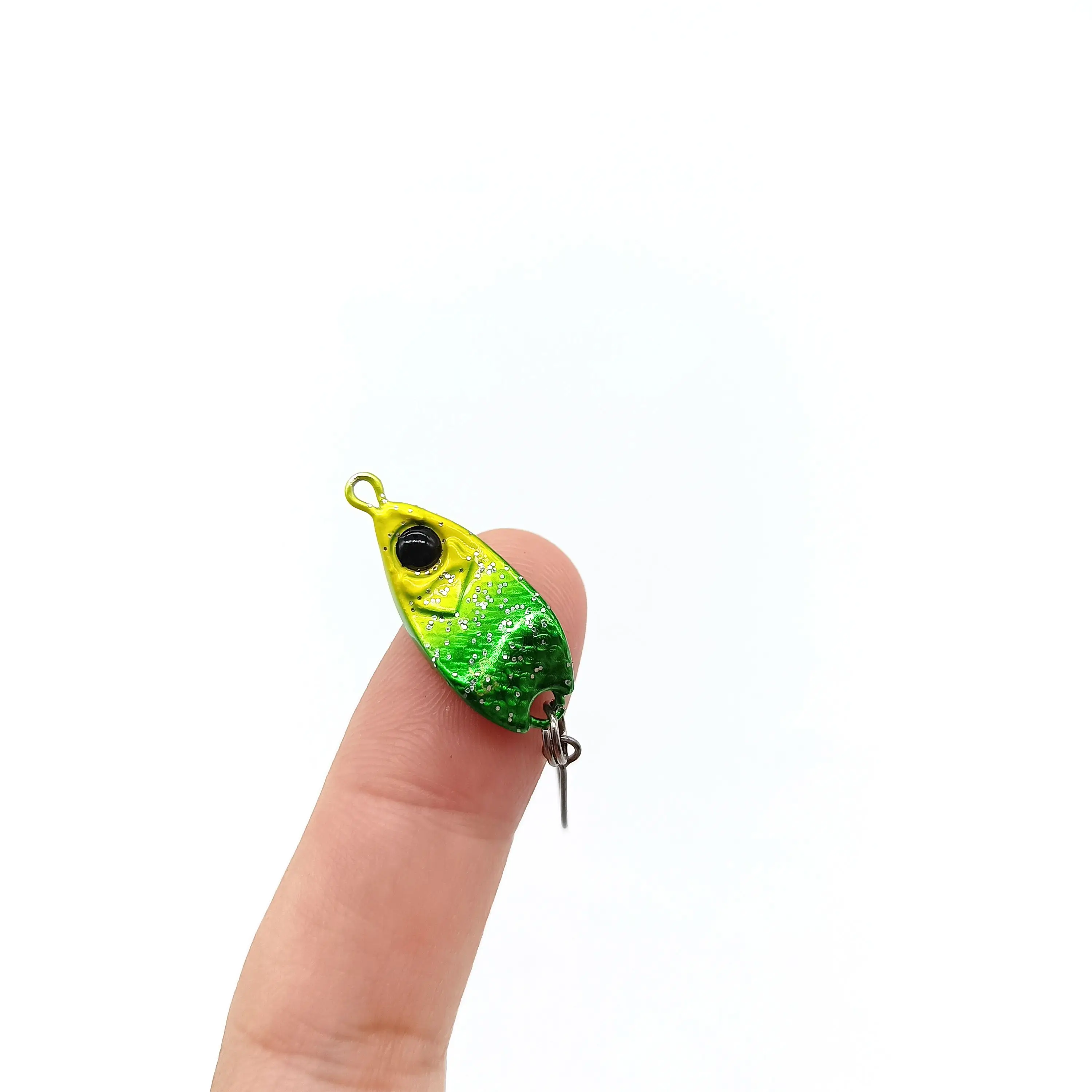 DUODUOYU-señuelo de pesca Micro JIG, 3g/5g, cuchara de plantilla pequeña, Jigging, aparejos de cebo Artificial para pesca de lubina, 1 pieza, nuevo - imagen 5