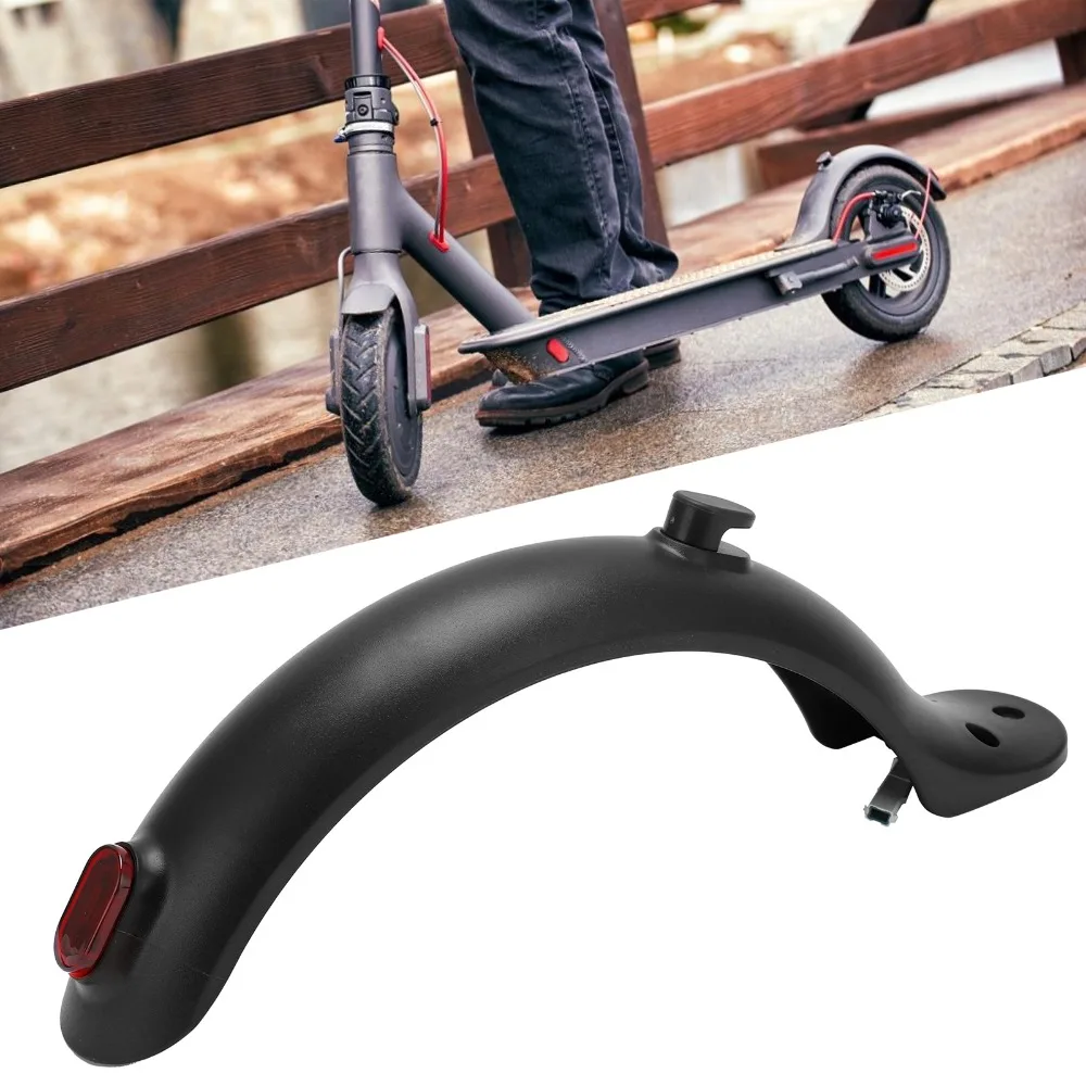 Guardabarros trasero con gancho para patinete eléctrico, ligero, resistente al agua, para Xiaomi M365 - imagen 4