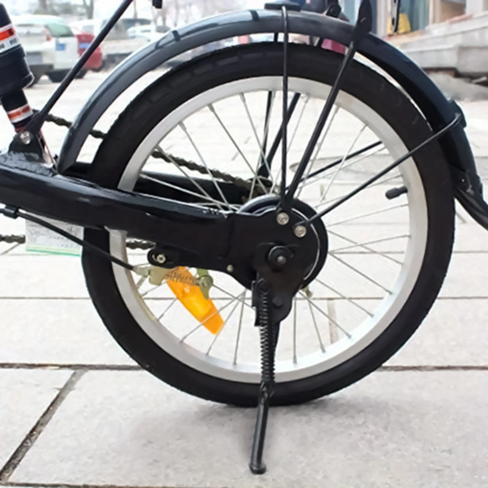 Soporte Universal para bicicleta de 14/18/20 pulgadas, aleación de hierro duradera, pie sin patadas para bicicleta eléctrica, accesorio para ciclismo y motocicleta - imagen 2
