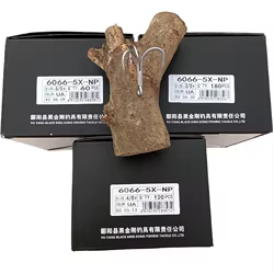 Bkk 6066- 5X -NP Anzuelos de pesca triples