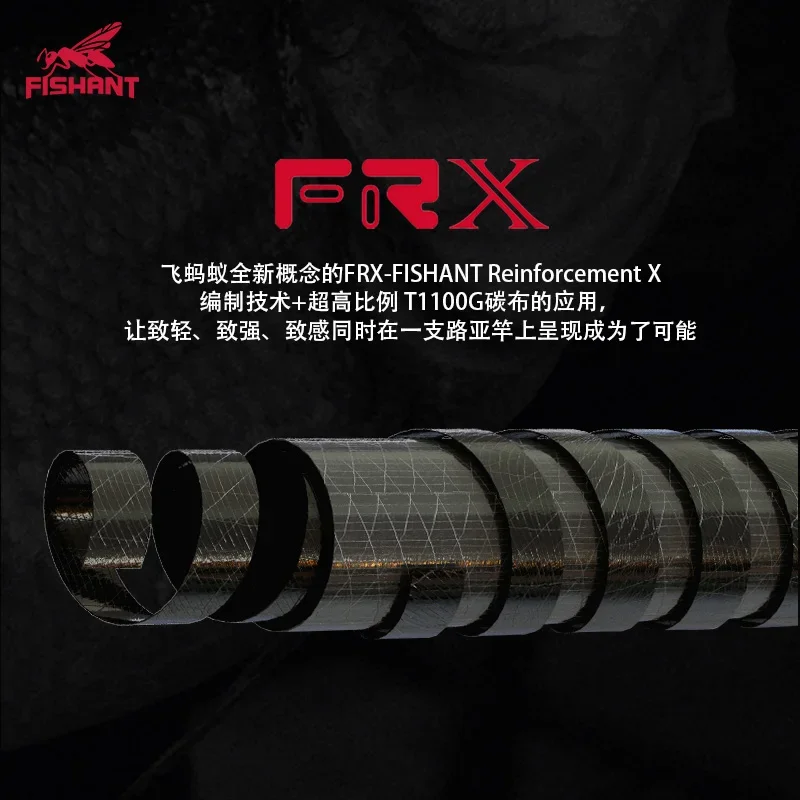 Caña FISHANT X-LIGHT ultraligera de una sección – Edición competitiva