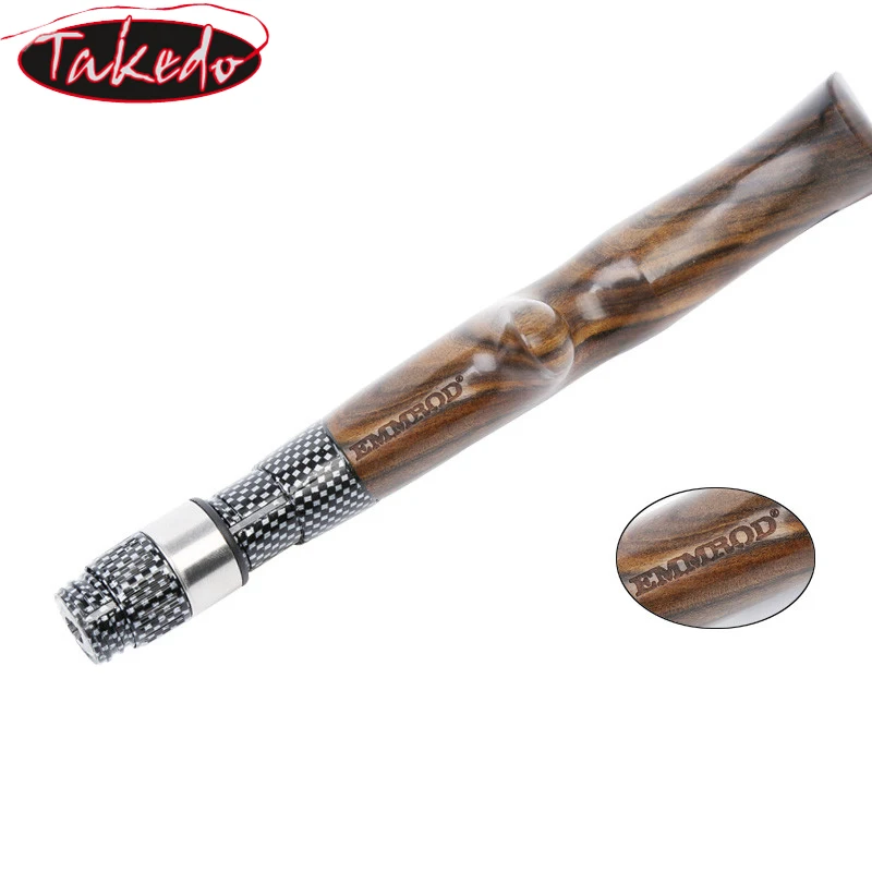 TAKEDO FQ 55CM caña de pescar portátil mango de caña de pescar Mini caña de viaje barco cañas de pescar en hielo - imagen 3