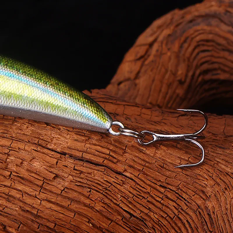 WEIHE 5cm 5,8g 5 colores señuelo duro Artificial impresión 3D pesca pececillo hundimiento cebo para agua dulce y salada - imagen 4