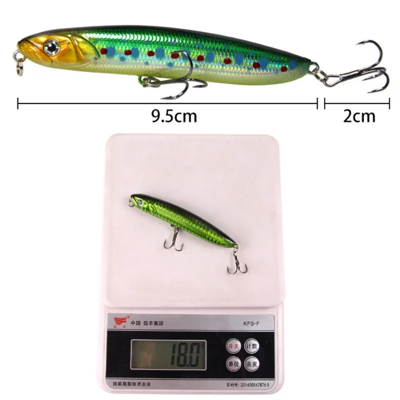 Lápiz de hundimiento láser Minnow duro cebo, Stickbait Artificial, Crankbaits, sábalo de mar, carpa, lubina, Wobbler para Lucio de curricán - imagen 4