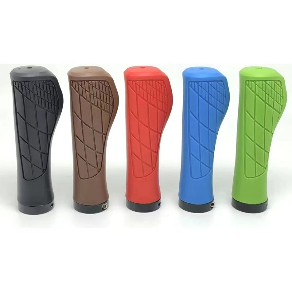 Cubierta para manillar de bicicleta a prueba de golpes, empuñaduras ergonómicas antideslizantes con bola de goma, duraderas y fáciles de instalar, 2 uds. - imagen 2