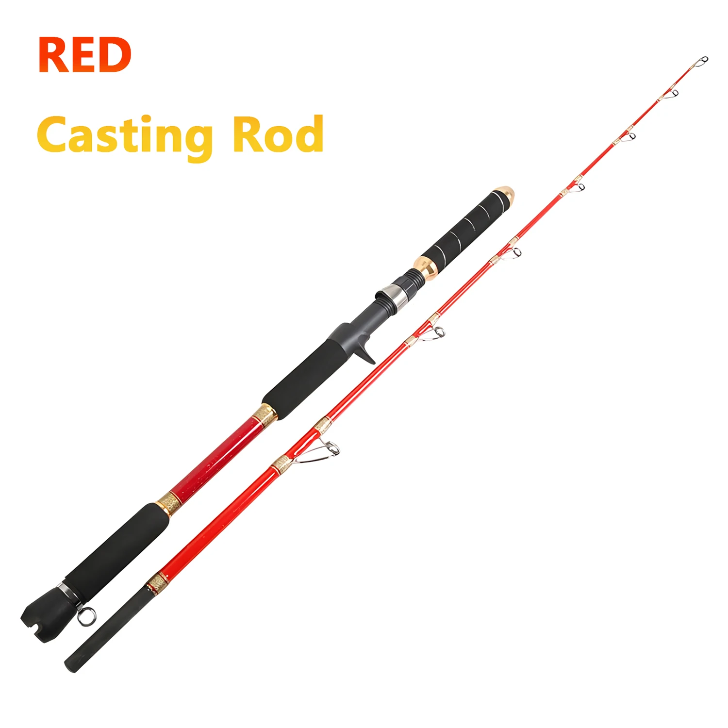 Red Casting Rod