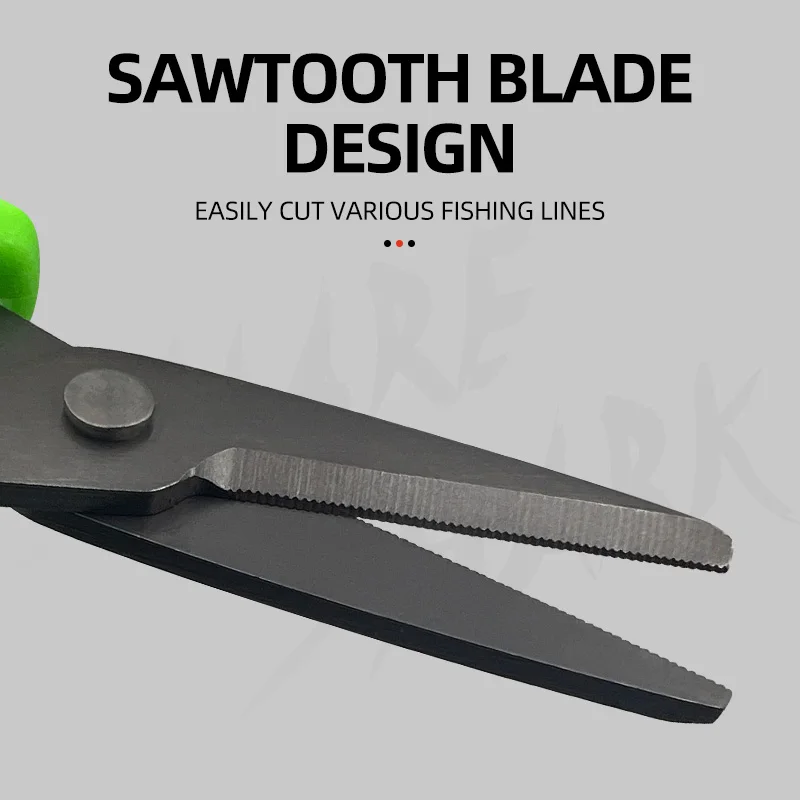 Cortador de línea de PE portátil: hoja dentada de acero inoxidable, 11,2 cm/28,6 g, antioxidante y liviana para pescar - imagen 3