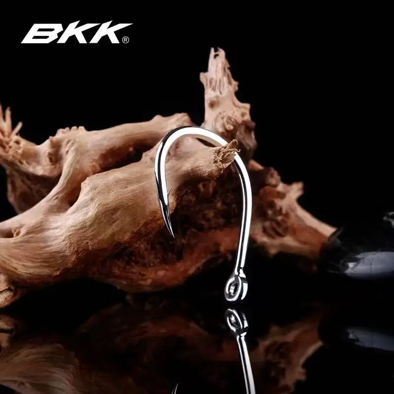 Anzuelo de pesca BKK, anzuelo duro de carpa de calamar con púas grandes de océano de acero rico en carbono - imagen 4