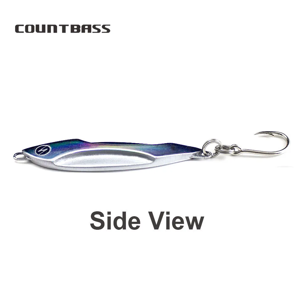 COUNTBASS-señuelo de pesca con vibración, anzuelo aparejo VMC, pargo de Metal, 3 piezas, 27g, 45g, 65g - imagen 5