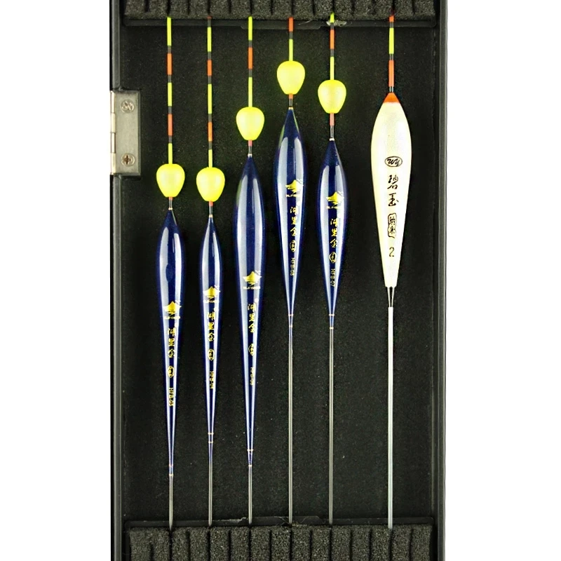 Juego de flotadores de pesca, boya, Bobbers, flotadores de pesca de carpa, tamaño mixto, accesorios de pesca, caja de plástico ABS, 16 unidades por lote (caja incluida) - imagen 5