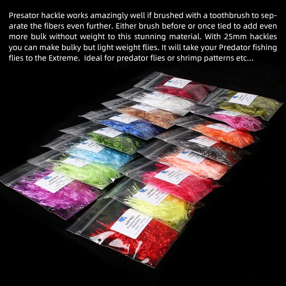 Material Hackle Wifreo 4M para atar moscas de trucha - imagen 5