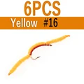 6pcs yellow