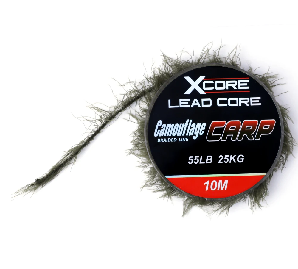 Línea trenzada de camuflaje para la pesca de la carpa