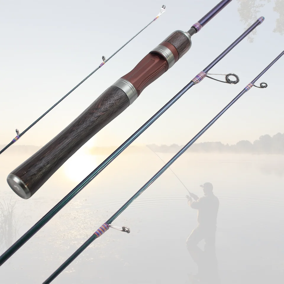 Caña de pescar de trucha seccional, ligera, para lanzamiento prolongado, Universal para varias aguas, portátil y lista para viajes para pesca con caña al aire libre - imagen 2