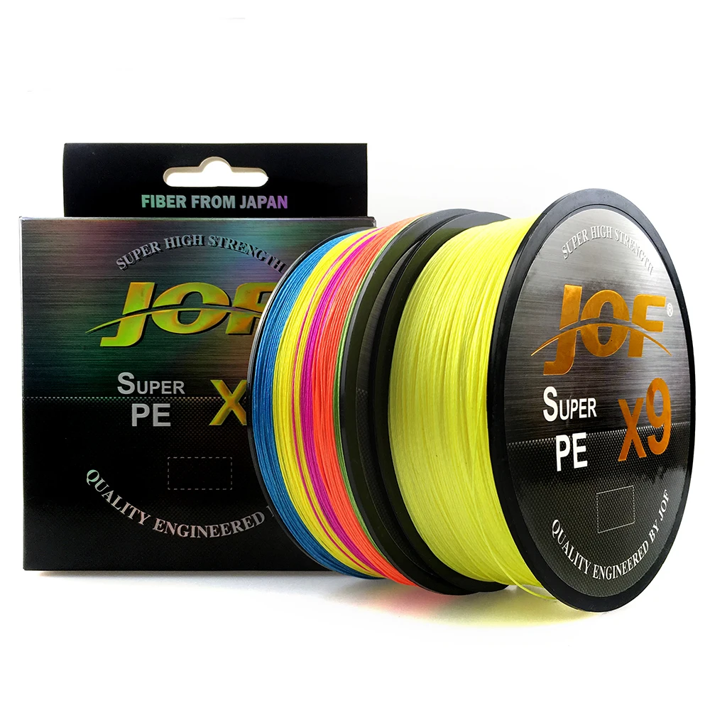 Hilo de pescar trenzado a prueba de agua, multifilamento de 500M, Multicolor, Baitcasting, Spinning Extreme PE, fuerte tejido, 9, 12 hebras - imagen 2