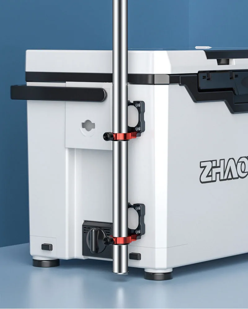 Soporte plegable para paraguas de pesca, accesorio portátil antióxido extraíble para caja de aparejos de pesca de carpa A550 - imagen 2