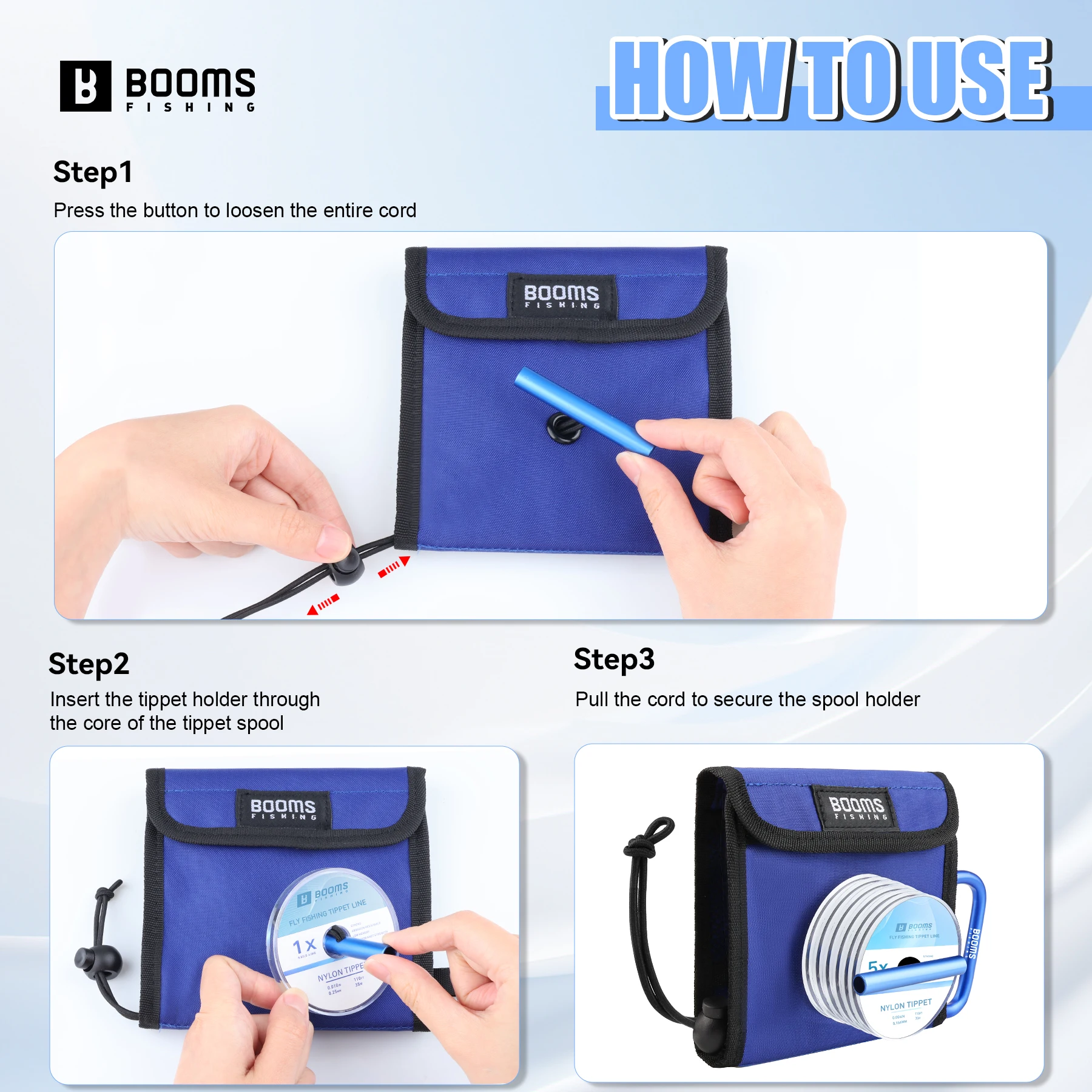 Booms Fishing Bolsa Aparejos Pesca Carpa – Almacenamiento Transparente - imagen 5