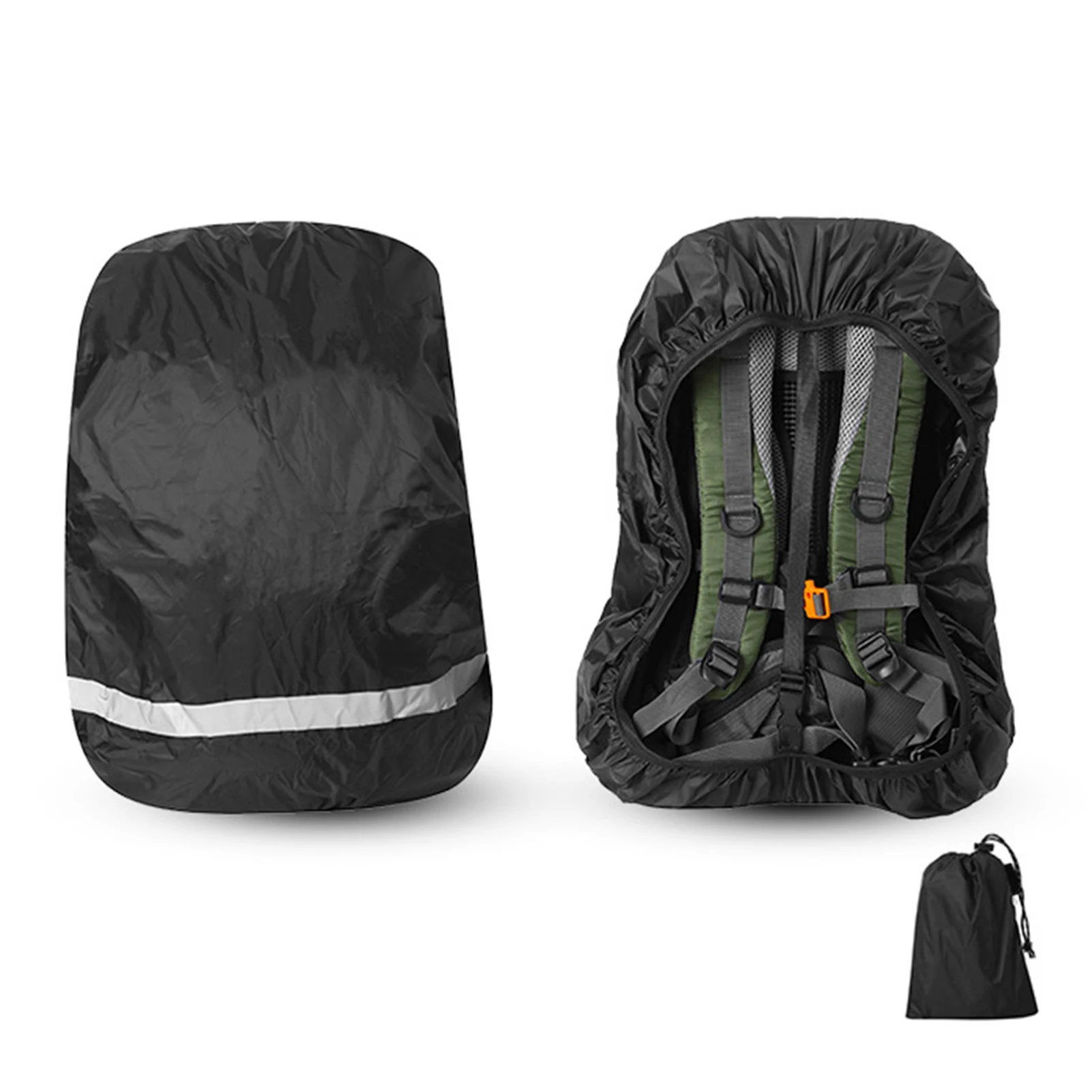 Funda impermeable para mochila, cubierta para lluvia para mochila con tira reflectante para senderismo y acampada - imagen 5
