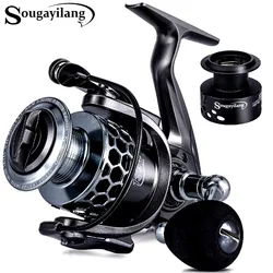 Sougayilang Carrete Spinning – Freno 28 lb, Anticorrosión