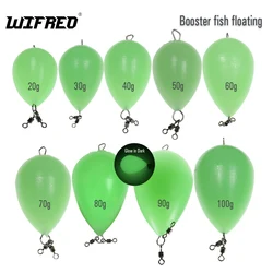 Wifreo Flotante Luminoso Pesca Nocturna Forma Huevo PP Sólido