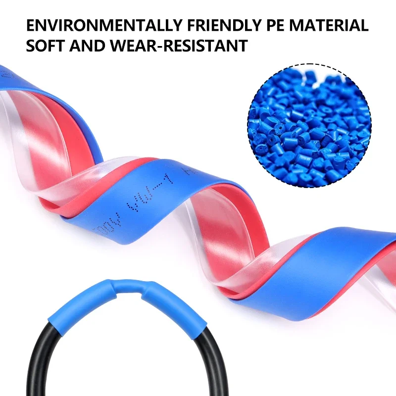 Tubo termorretráctil 2:1, 1 ~ 210mm de diámetro, aislamiento de poliolefina de colores, conexión de tubo retráctil, funda protectora de cable eléctrico, 1 metro - imagen 3