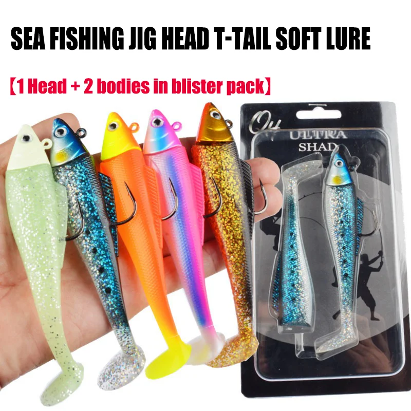 Señuelo Jig anzuelo simple recubrimiento láser para pesca de barco - imagen 2