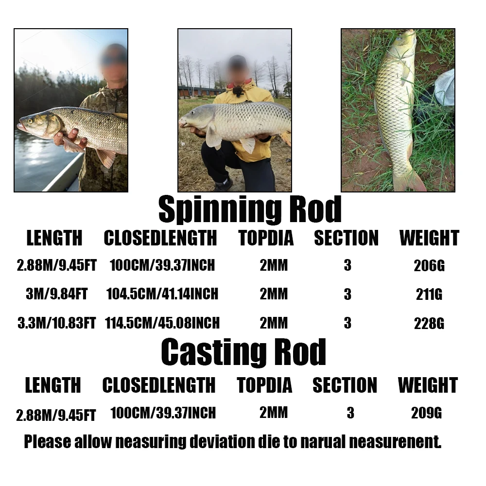 ROLLFISH Shore Jigging fibra de carbono caña giratoria/fundida cinta cruzada de carbono portátil de viaje-sedal de pesca de PE de 100m gratis - imagen 4