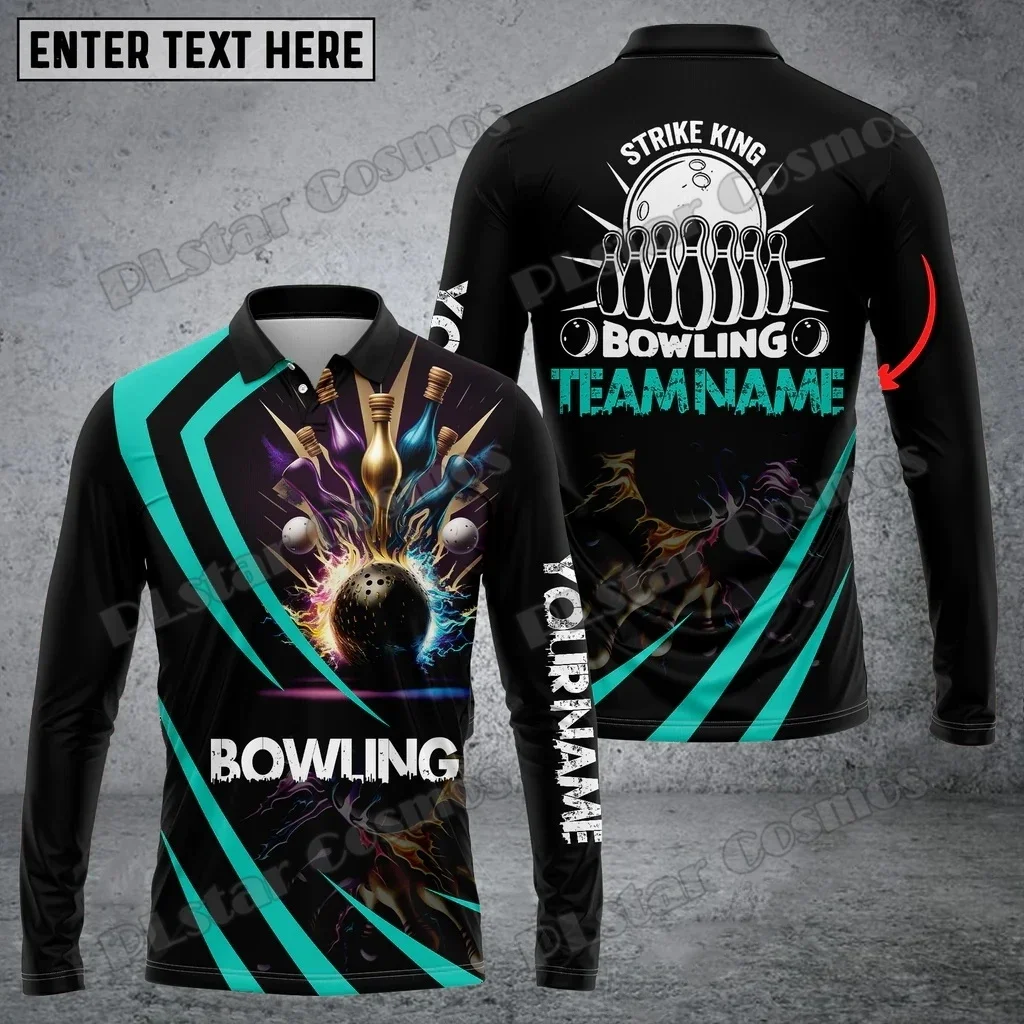 Strike King polo manga larga – Camiseta 3D personalizada pesca deportiva - imagen 2